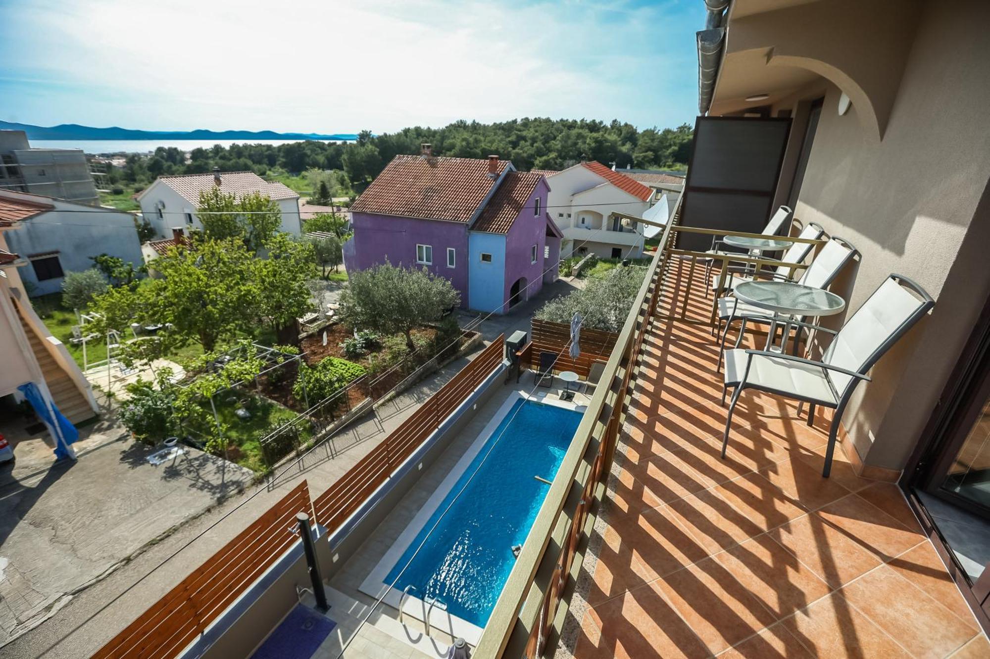 Pool Apartments Julia Zadar Quarto foto